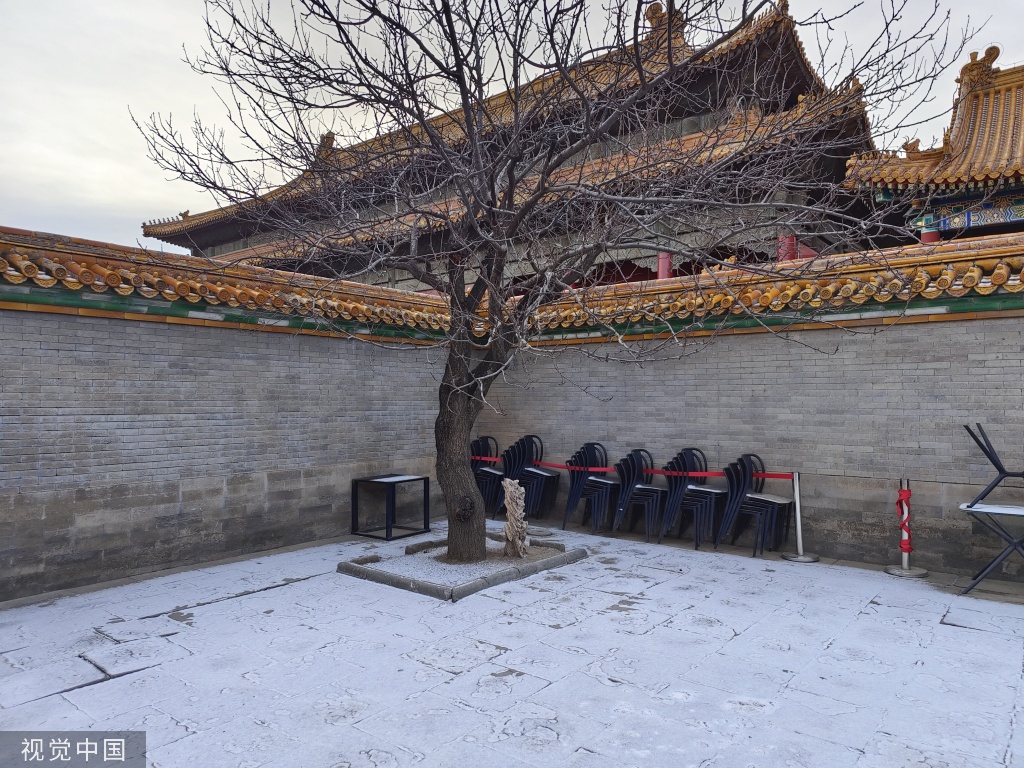 北京迎来癸卯兔年首场降雪