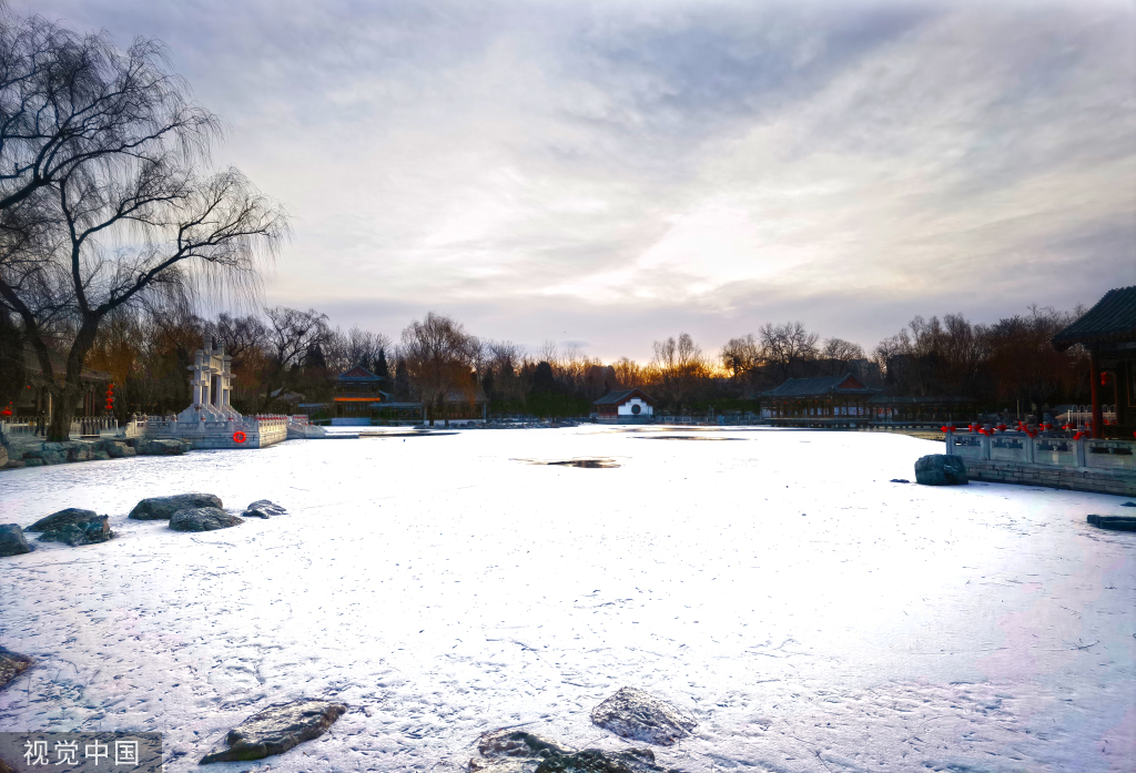 北京迎来癸卯兔年首场降雪