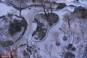 北京迎来癸卯兔年首场降雪