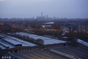 北京迎来癸卯兔年首场降雪