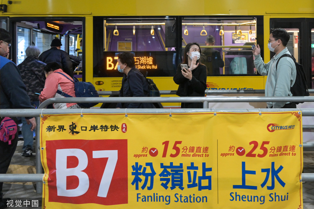 深港陆路口岸全面通关 人数不限无需预约