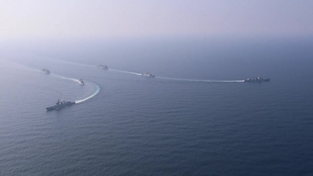 中国海军第43护航舰队接管亚丁湾任务