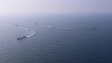 中国海军第43护航舰队接管亚丁湾任务
