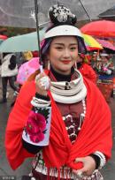 贵州盛大民间芦笙会举行 苗族同胞身着特色民族服饰