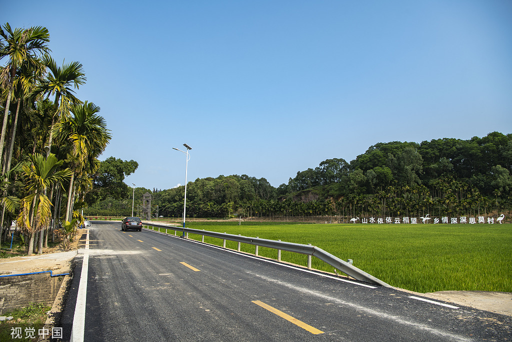 海南琼海：乡村公路已基本铺设完成