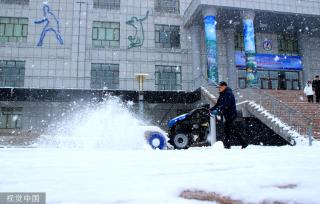 春分将至 新疆塔城普降大雪