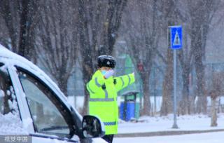 春分将至 新疆塔城普降大雪