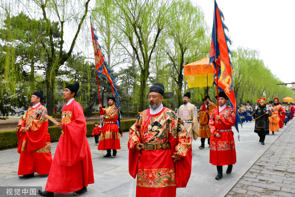 北京明文化节之出警仪仗展演开启