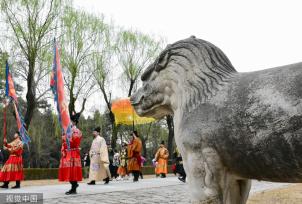 北京明文化节之出警仪仗展演开启