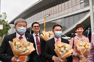 广州琶洲港澳客运口岸试运营阶段首批港澳旅客抵达