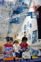 石家庄：幼儿学习非遗“扎染”技艺