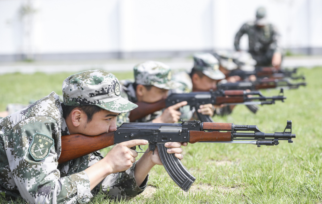 江苏淮安：民兵轮训备勤 提高应急能力