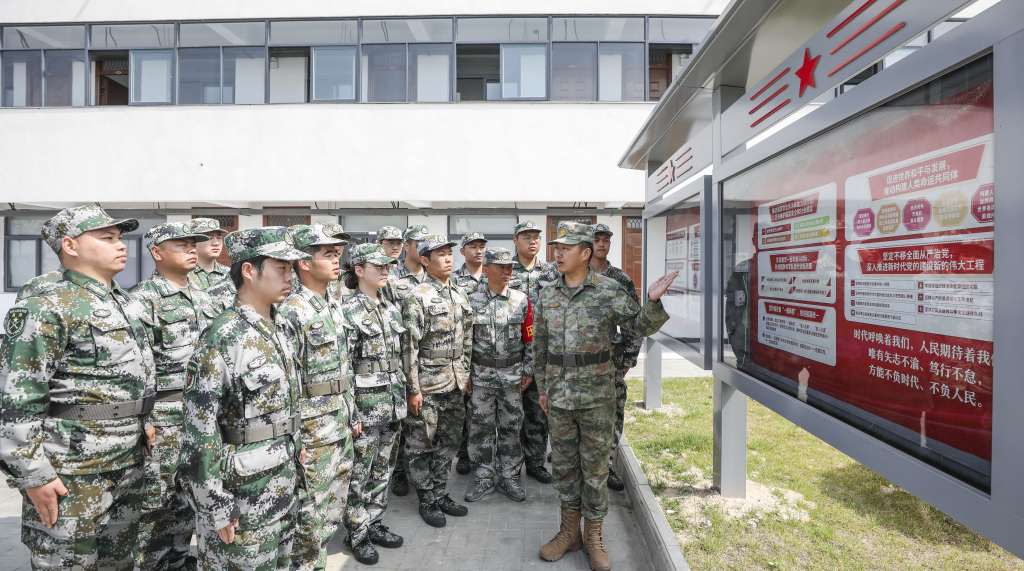 江苏淮安：民兵轮训备勤 提高应急能力