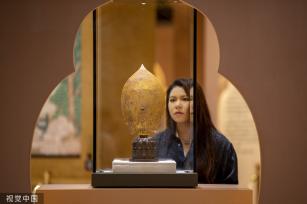 浙江金华举行万佛塔地宫出土文物展