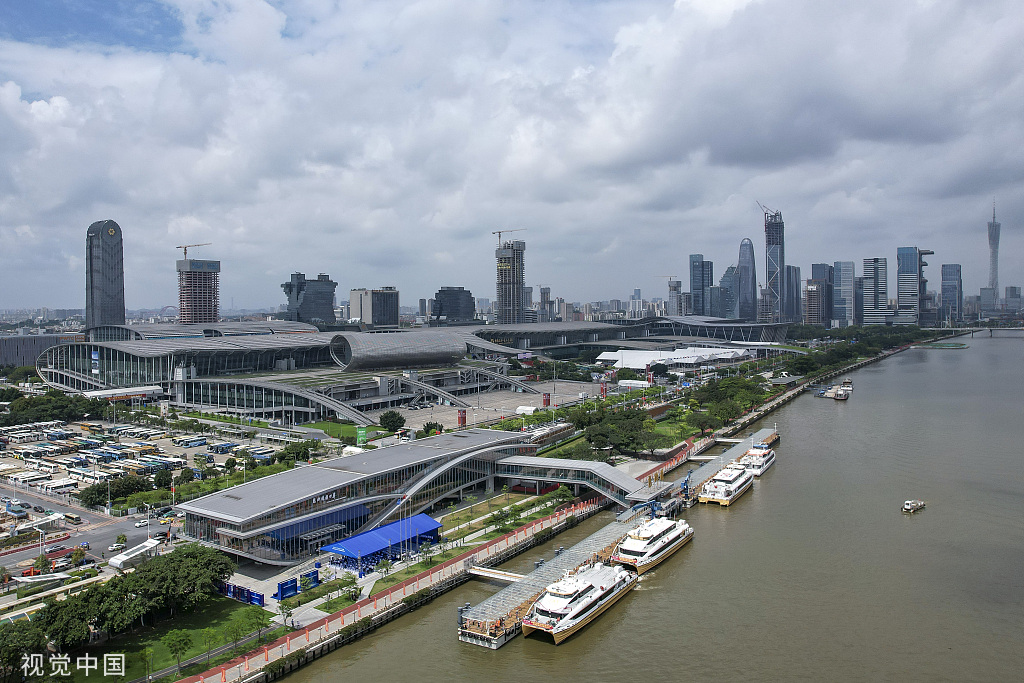 广州琶洲港澳客运码头正式开航