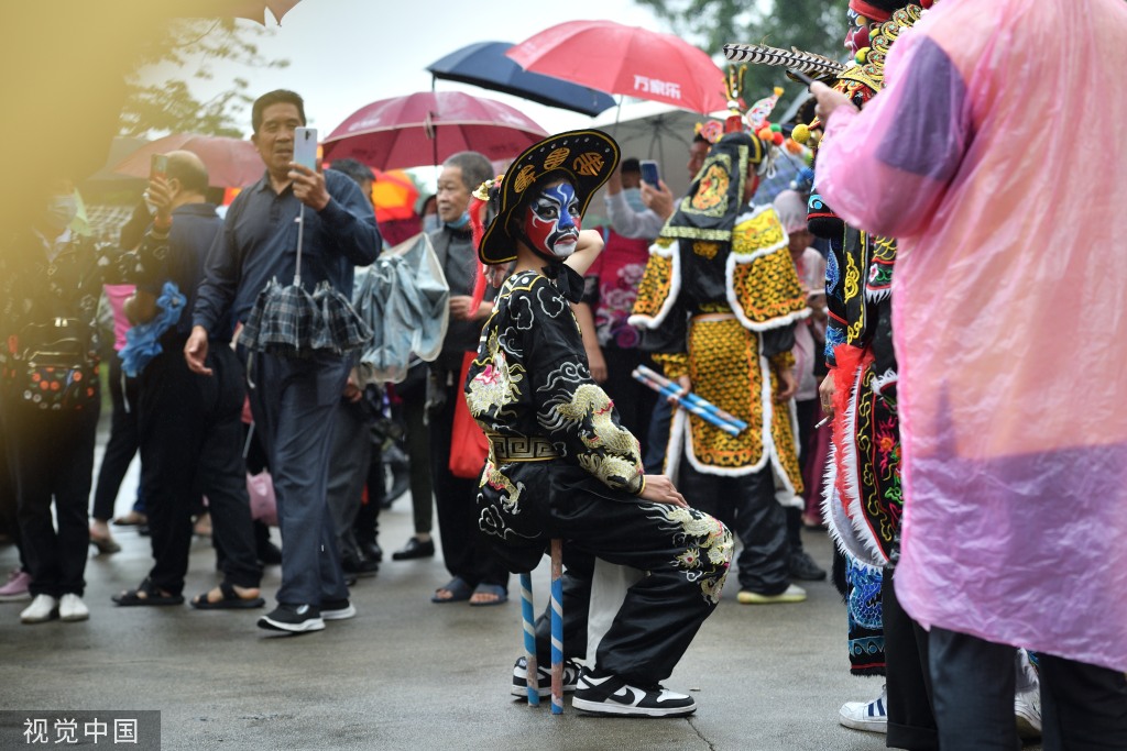广州南沙妈祖文化旅游节举行 非遗文化巡游上演
