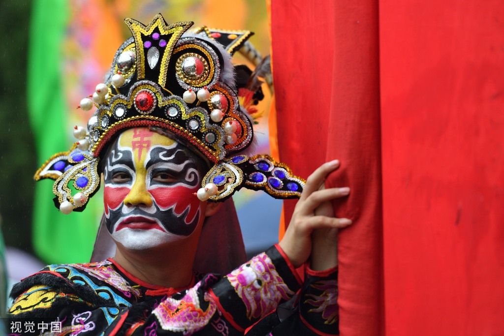 广州南沙妈祖文化旅游节举行 非遗文化巡游上演