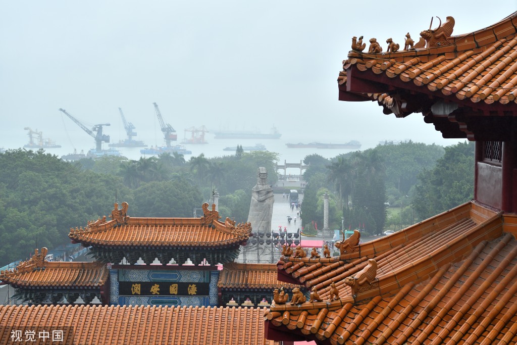 广州南沙妈祖文化旅游节举行 非遗文化巡游上演