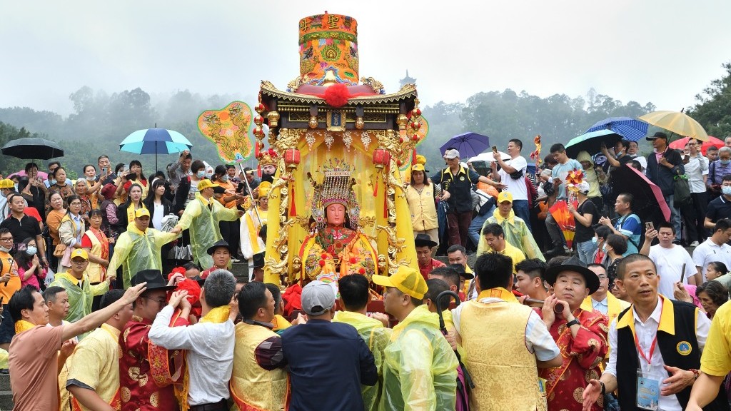 廣州南沙媽祖文化旅游節舉行 非遺文化巡游上演