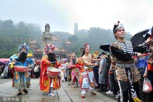 广州南沙妈祖文化旅游节举行 非遗文化巡游上演