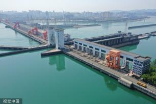 葛洲坝枢纽下泄流量2023年首轮过万