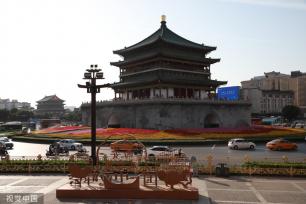 中国—中亚峰会将在西安举行 街头装扮一新