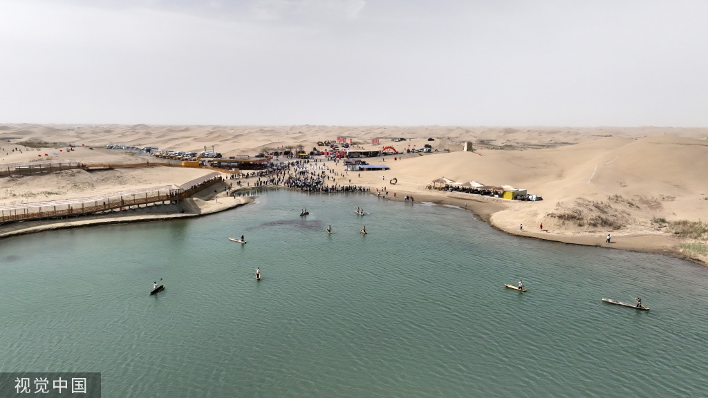 新疆巴州：罗布人村寨迎入夏首个旅游高峰