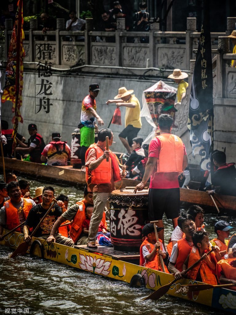 猎德龙舟队备战广州国际龙舟邀请赛