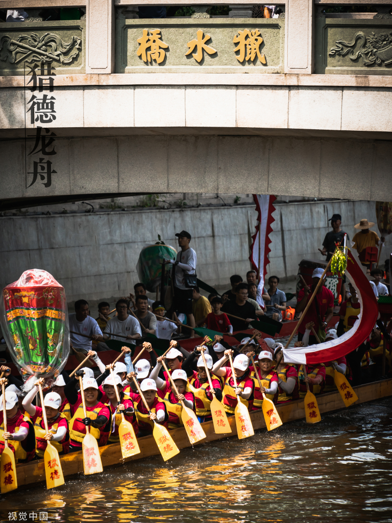 猎德龙舟队备战广州国际龙舟邀请赛