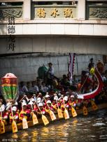 猎德龙舟队备战广州国际龙舟邀请赛