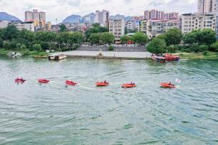 应对“龙舟水” 广西桂林救援队未雨绸缪练精兵