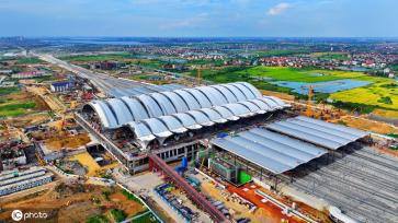 江西南昌东站项目建设提速