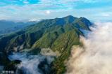 江西吉安：青龙峡现云海景观