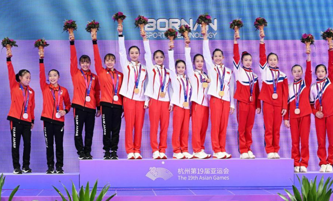 竞技体操——女子团体决赛：中国队夺冠