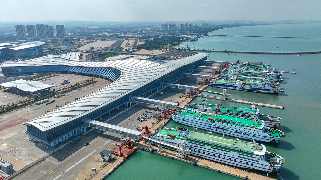海口新海港综合交通枢纽站项目进入收尾阶段
