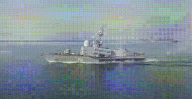 Video_ Russian Pacific Fleet Missile Vessels Destroy 'Enemy' Ship in Sea of Japan1.gif