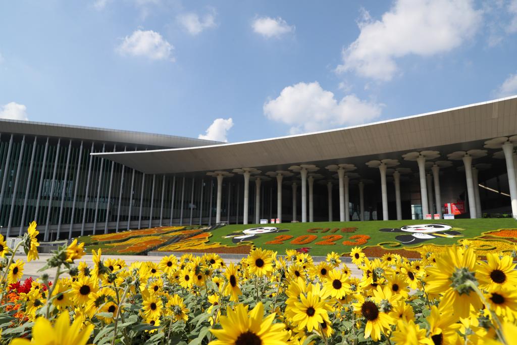 这是10月24日拍摄的国家会展中心（上海）南广场。（图源：新华社）.jpeg