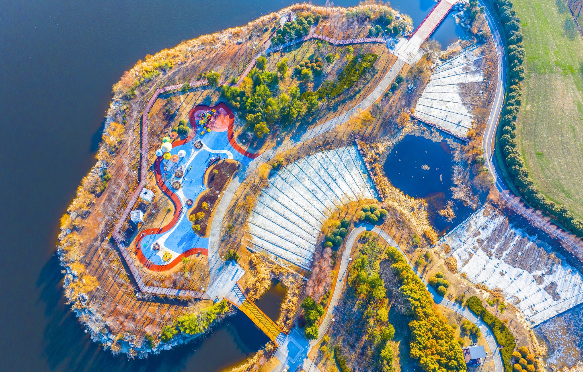 江苏泗洪升级改造生态公园 扩大城市绿化面积