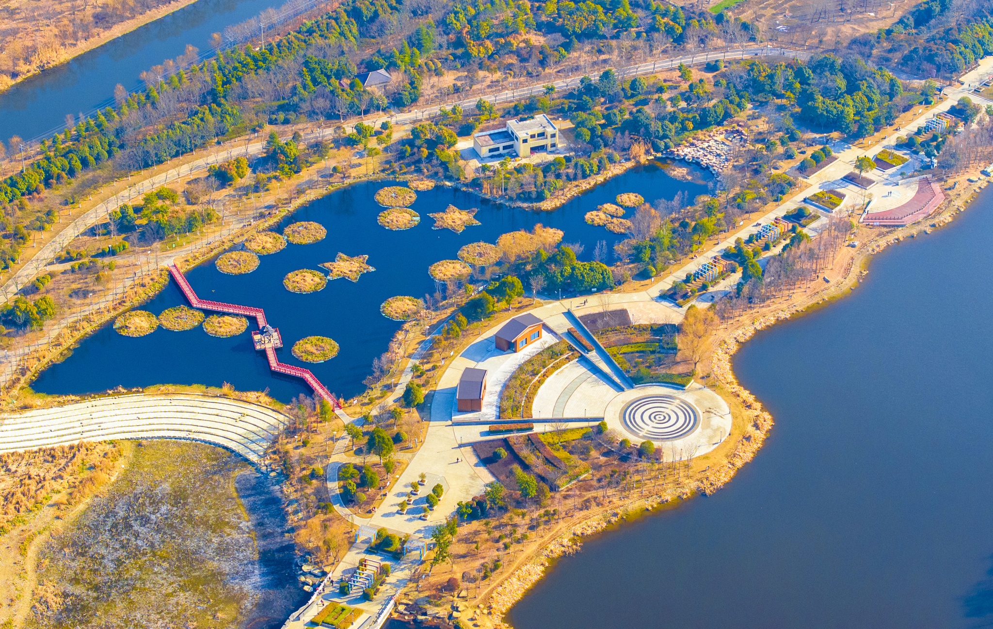 江苏泗洪升级改造生态公园 扩大城市绿化面积