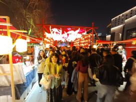 北京：看鱼灯逛市集 市民街头感受传统文化