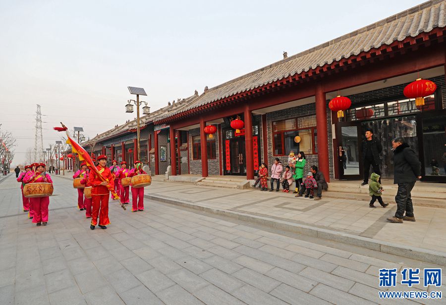 2月9日,开封市鼓楼区余店民俗文化村,十坊街的棉布纺织,豆腐坊,红薯醋