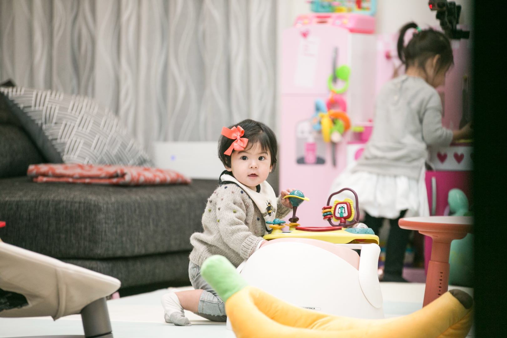 贾静雯上妈超3挑战一带二咘咘波妞同框首秀