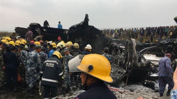 尼泊尔坠机造成至少38人遇难 33人系尼泊尔籍