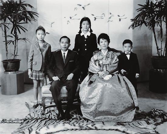 朴槿惠的家庭照