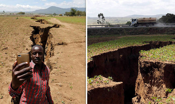 肯尼亚出现巨大裂痕 民众:亲眼目睹房子一分为二