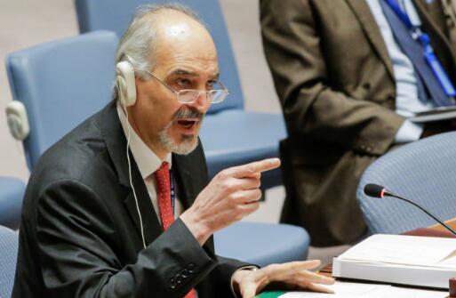 叙利亚驻联合国大使巴沙尔·贾法里13日向西方国家撂话。