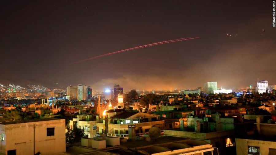 叙利亚首都正遭受空袭 这是一组来自战地的组图