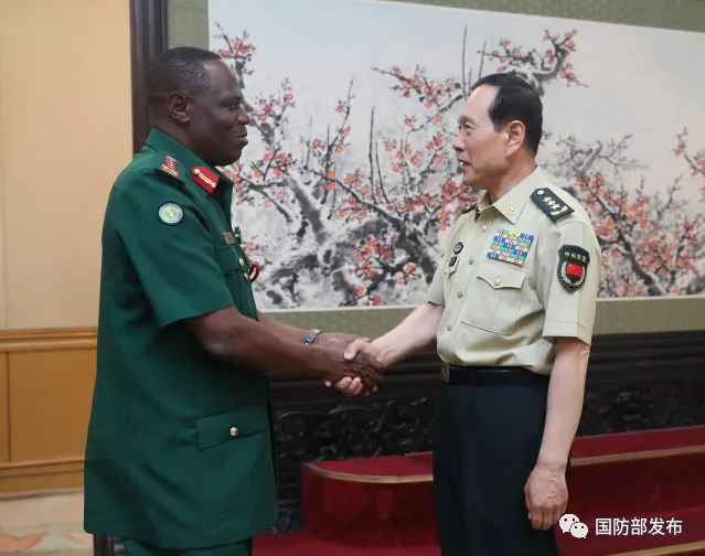 国务委员兼国防部长魏凤和会见坦桑尼亚国防军司令