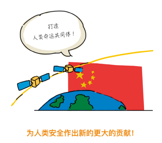 北斗三号双星再升空超萌漫画带你领略国际搜救的中国担当
