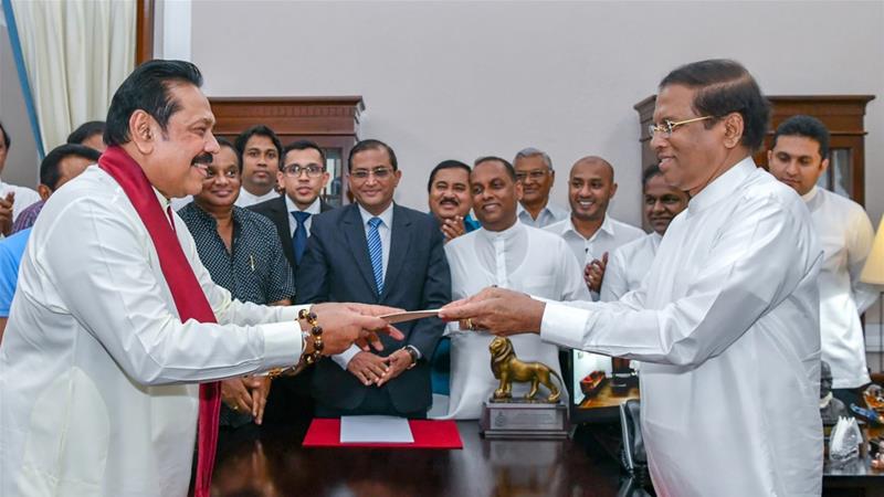 斯里兰卡总统任命前总统拉贾帕克萨为新总理（卡塔尔半岛电视台）